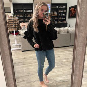 Mossimo Ruffle Sleeve Sweater